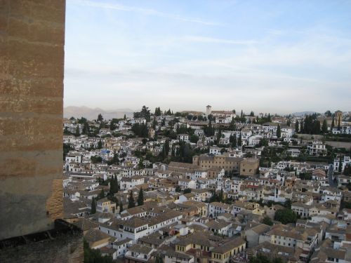 Picture 3: Alhambra / View across the city of Granada