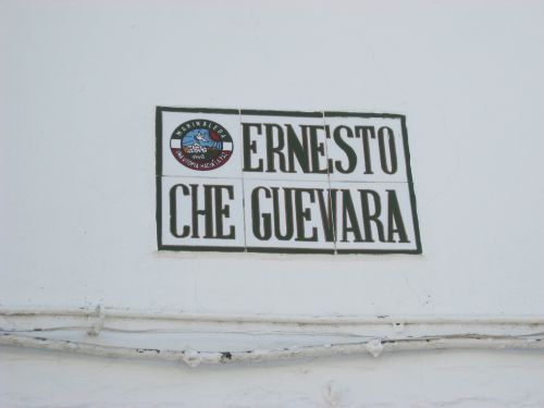 Bild 3: Straßenschild Calle Ernesto Che Quevara in Marinaleda